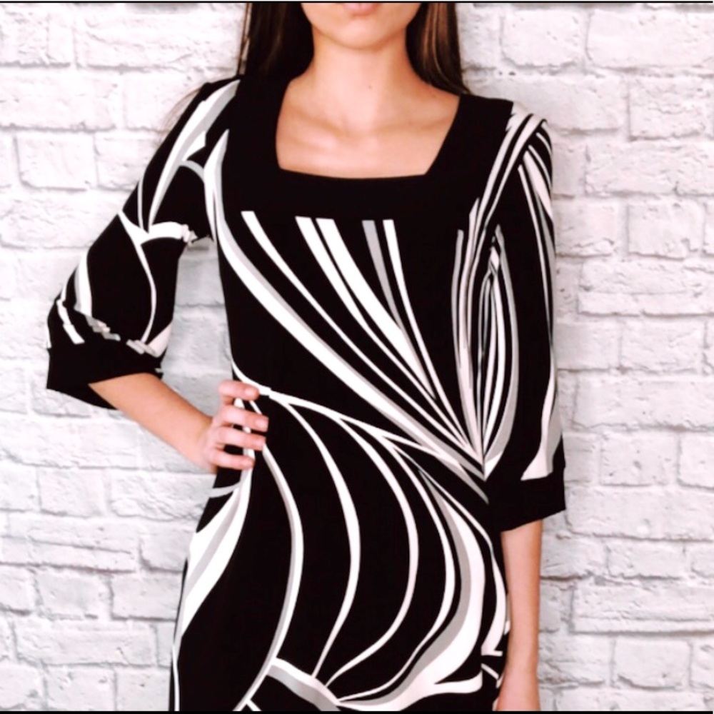 White House Black Market 70s Inspired Dress